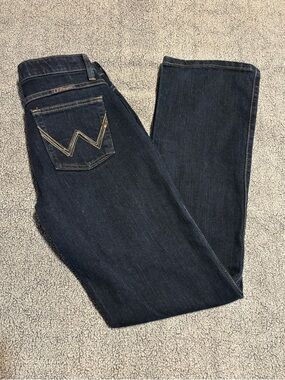 Wrangler Q-Baby Women’s 6x32 Dark Blue Boot Cut Jeans Western